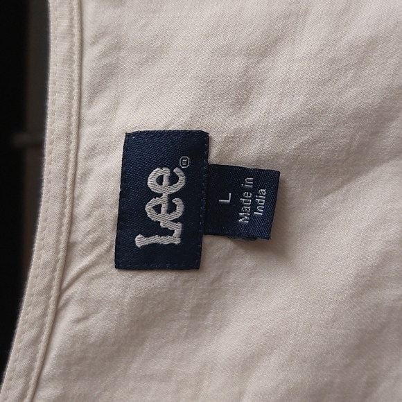 Lee Blouse sz Lg Ecru (each) Only One Left. - Picture 6 of 13